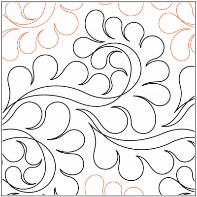 Flounce Quilt Design Pattern