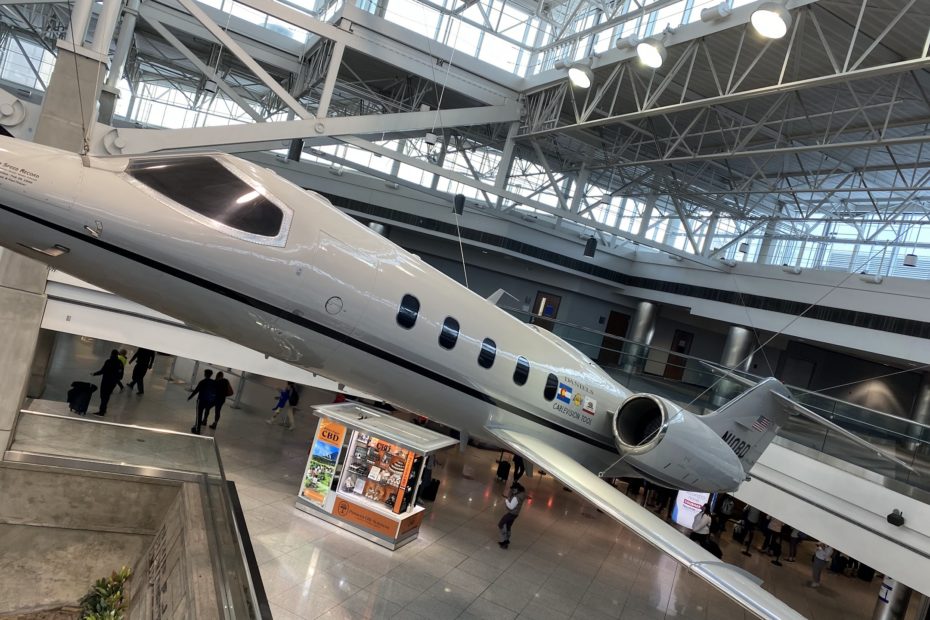 Plane Inside Denver Airport