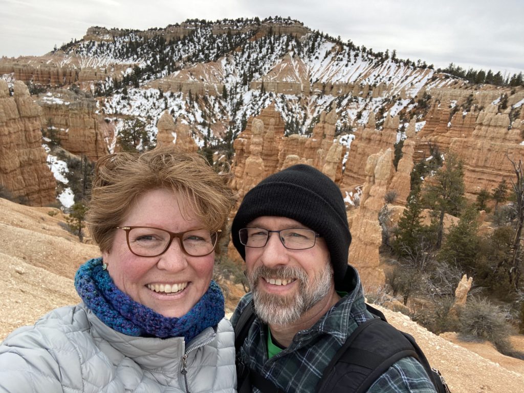 Look at those Hoodoos in Bryce Canyon! Hiking is a winter activity