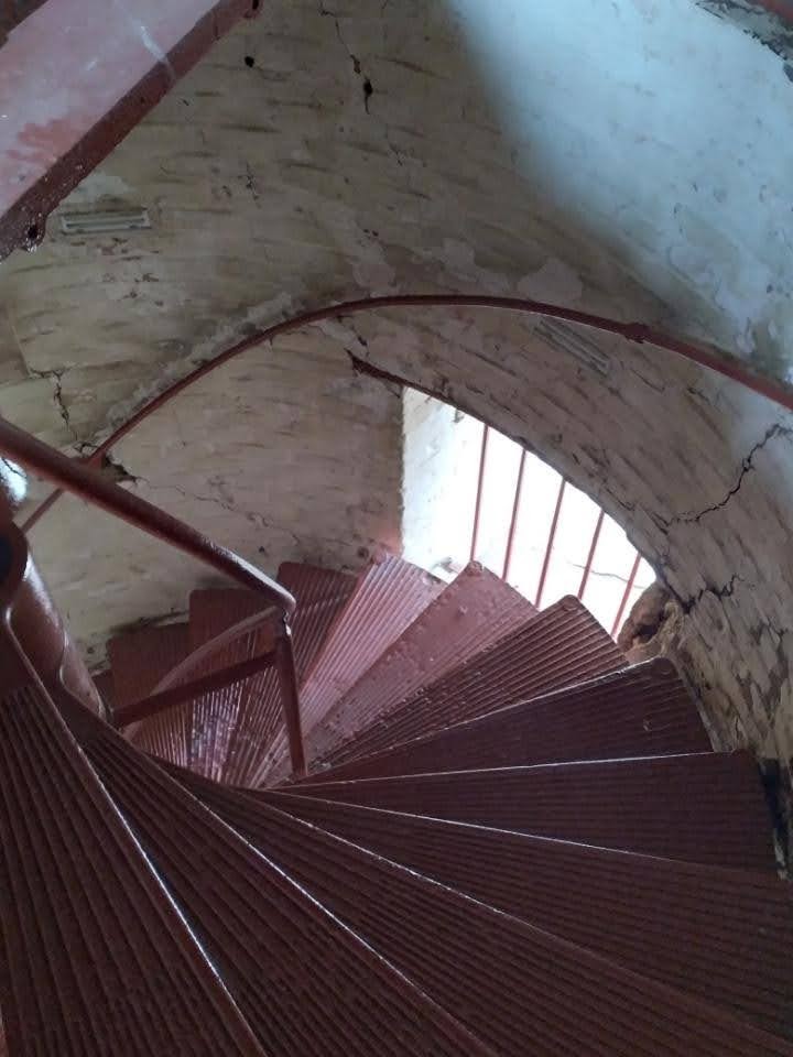 Unexpected creative inspiration- Staircase inside Old Cape Henry Lighthouse